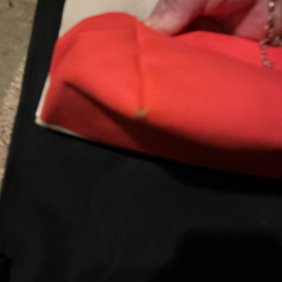 Kate Spade Double or Nothing Canvas Tote Red Cream Dice Bag Authentic - Picture 12 of 15